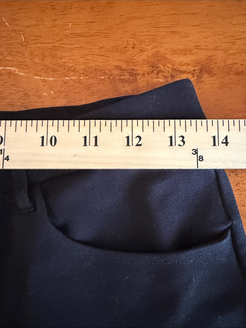 Quince Black Stretch Knit Ankle Pants Medium Pull-On Career Casual Rayon Nylon - Picture 7 of 7